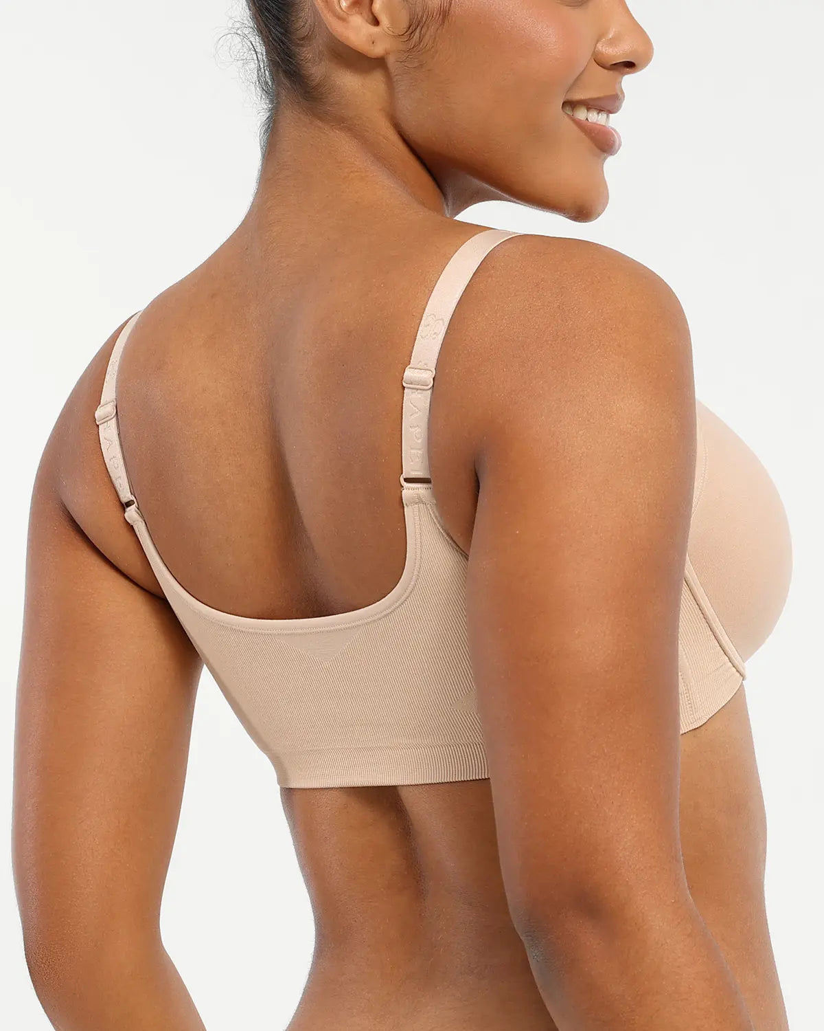 Bare Essentials™ Skin Flow™ Front Close Underwired T-Shirt Bra