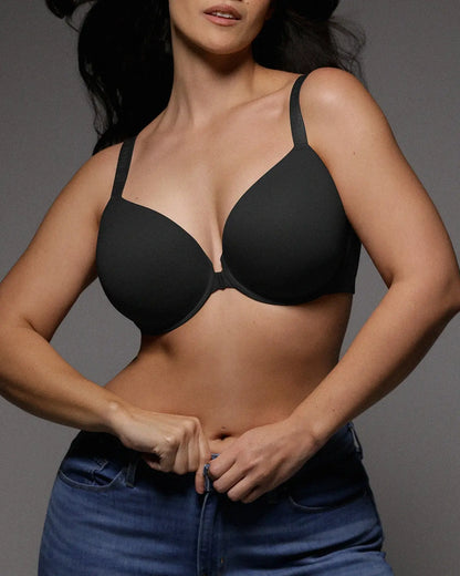 Bare Essentials™ Skin Flow™ Front Close Underwired T-Shirt Bra
