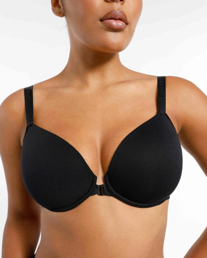 Bare Essentials™ Skin Flow™ Front Close Underwired T-Shirt Bra