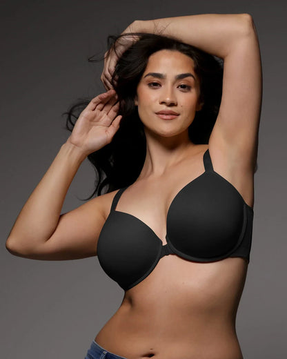 Bare Essentials™ Skin Flow™ Front Close Underwired T-Shirt Bra